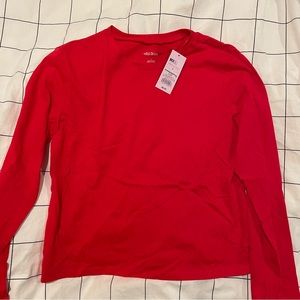 Red Long Sleeve Tee